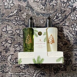 Thymes Frasier Fir Sink Set - Hand Soap & Lotion